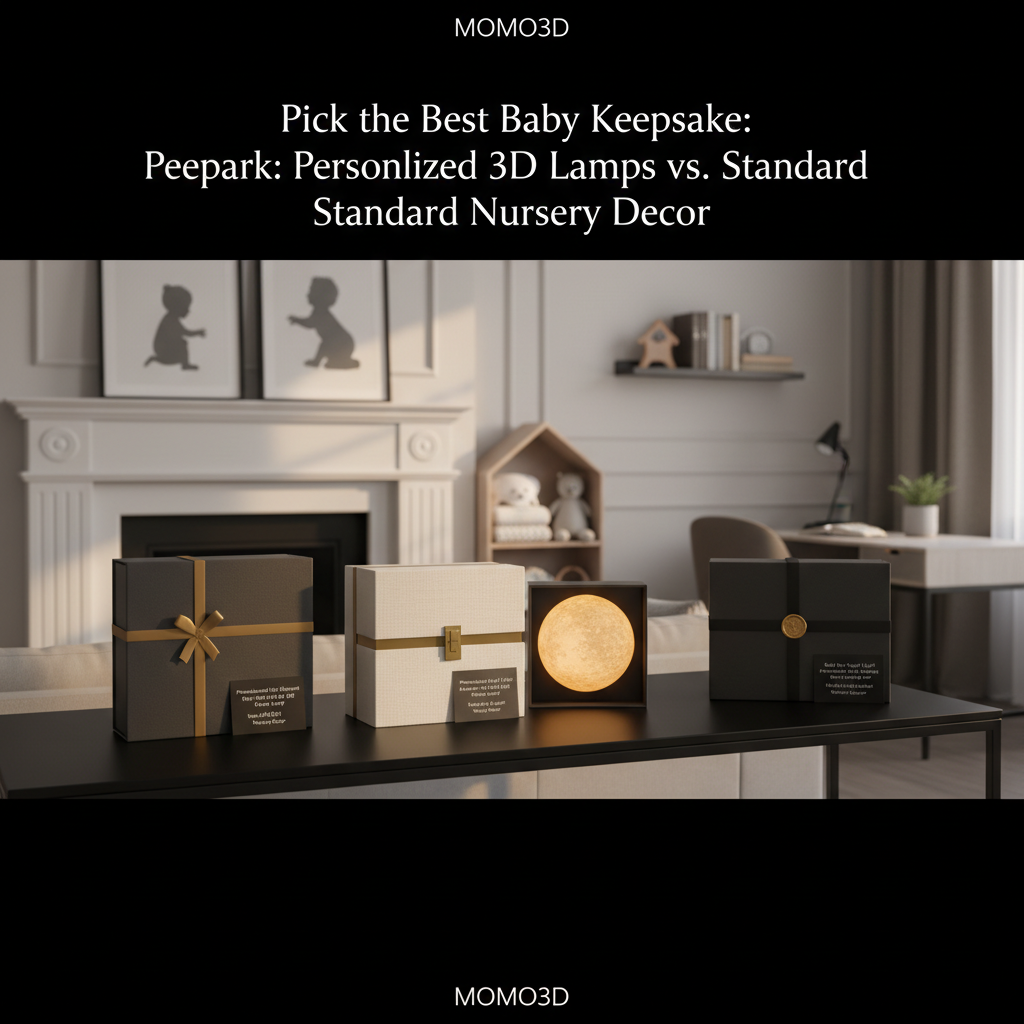 Pick the Best Baby Keepsake: Personalized 3D Lamps vs. Standard Nursery Decor