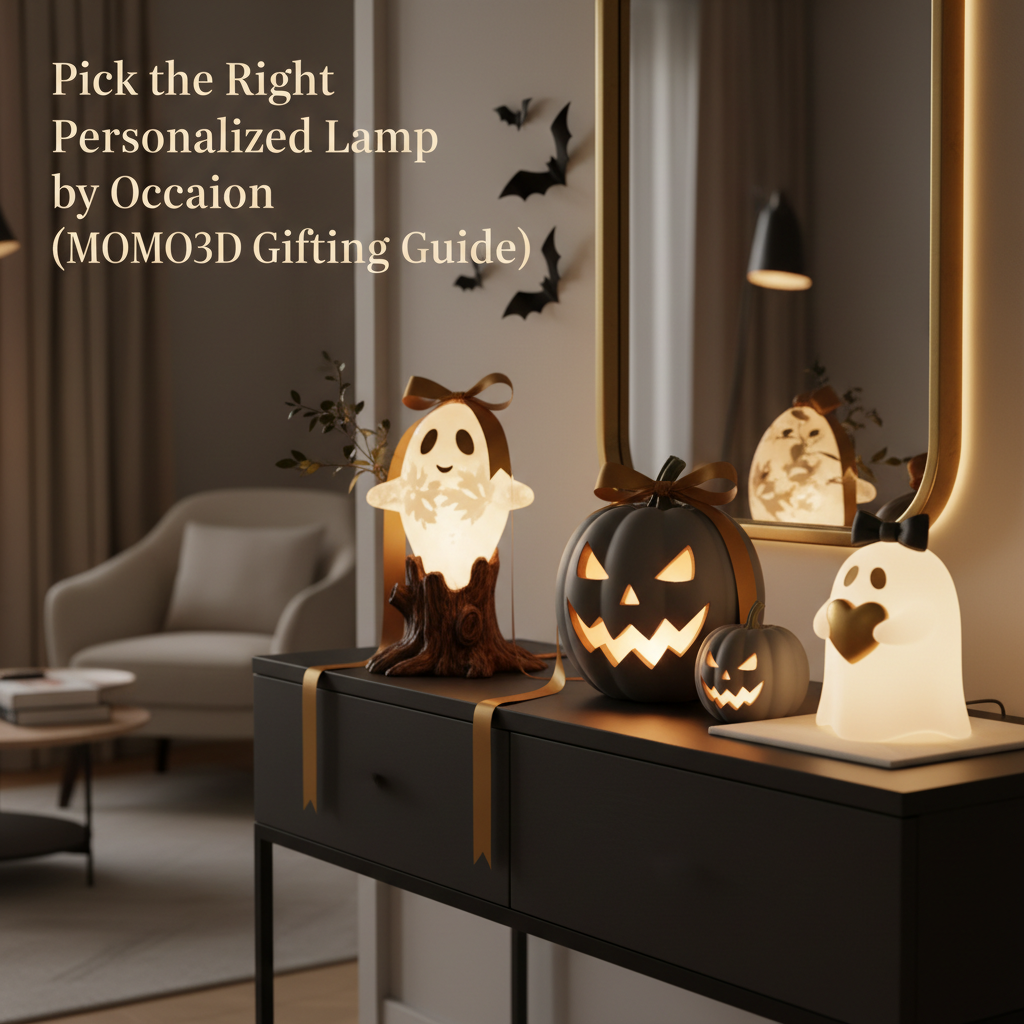 Pick the Right Personalized Lamp by Occasion (MOMO3D Gifting Guide)