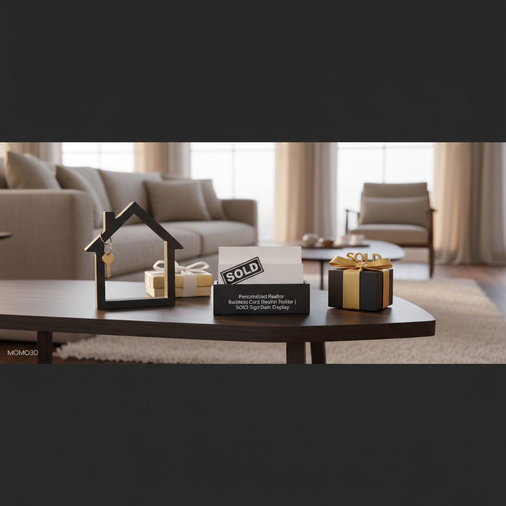 Pick the Right Real Estate Agent Gift by Milestone (When MOMO3D Fits)
