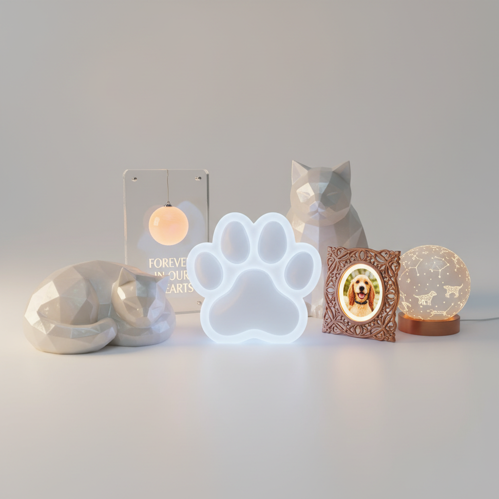 A Glowing Tribute: Custom 3D Printed Pet Memorial Gifts
