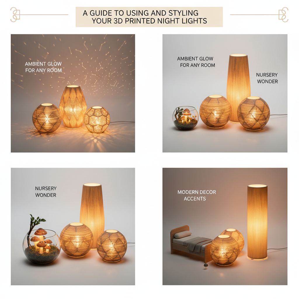 A Guide to Using and Styling Your 3D Printed Night Lights