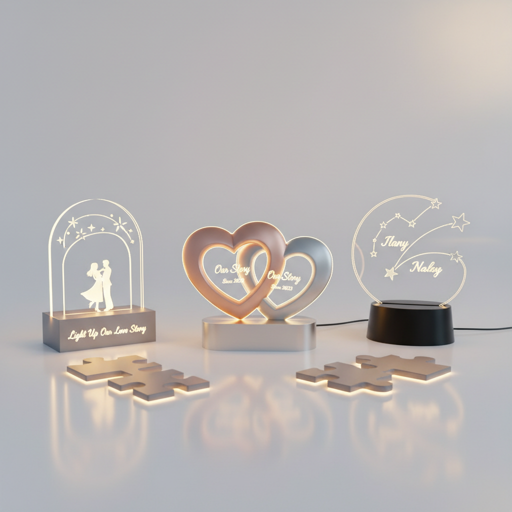 Custom Anniversary Gifts: Light Up Your Love Story