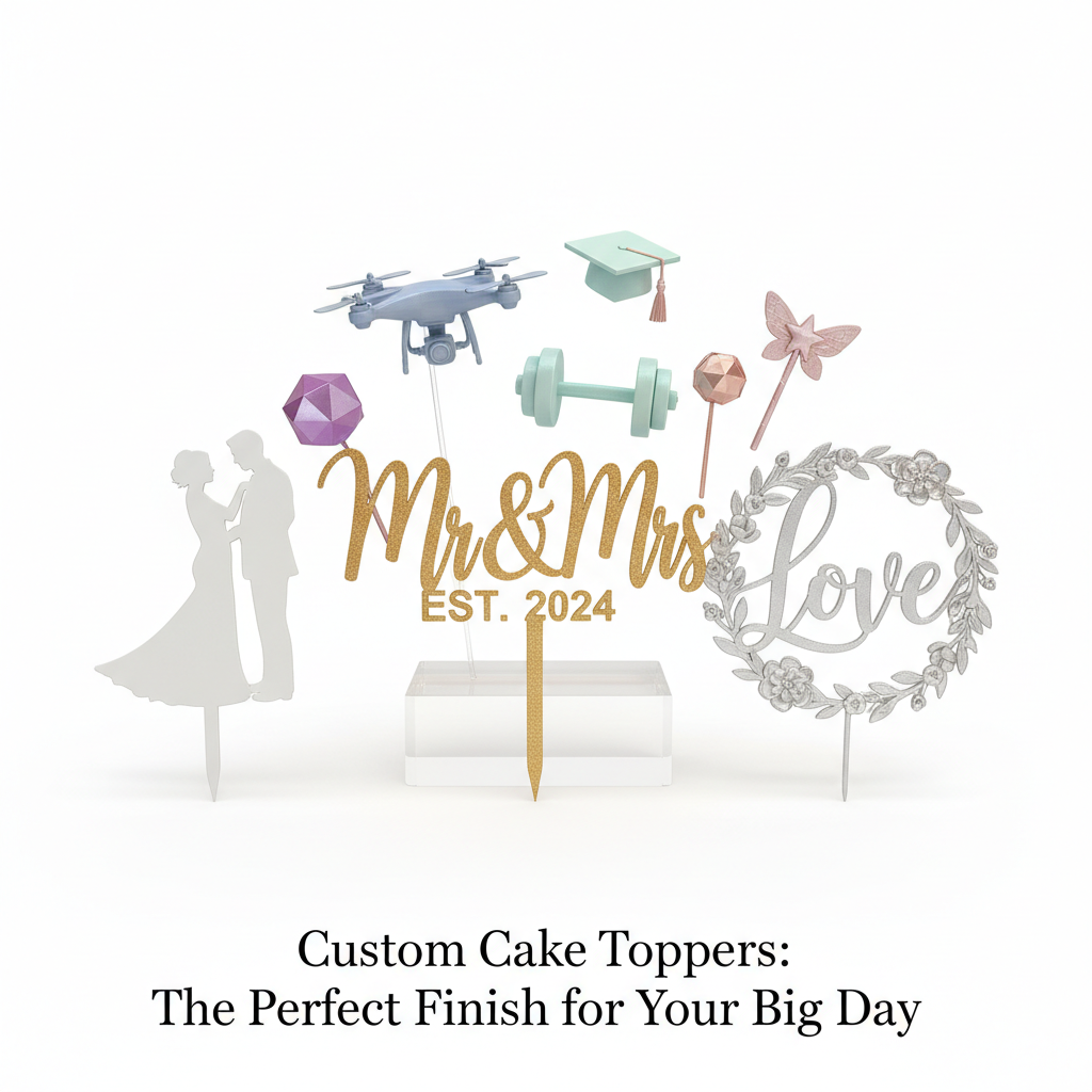 Custom Cake Toppers: The Perfect Finish for Your Big Day