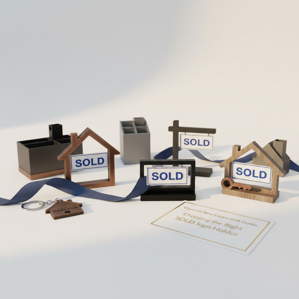 Custom Real Estate Gift Guide: Choosing the Right SOLD Sign Holder