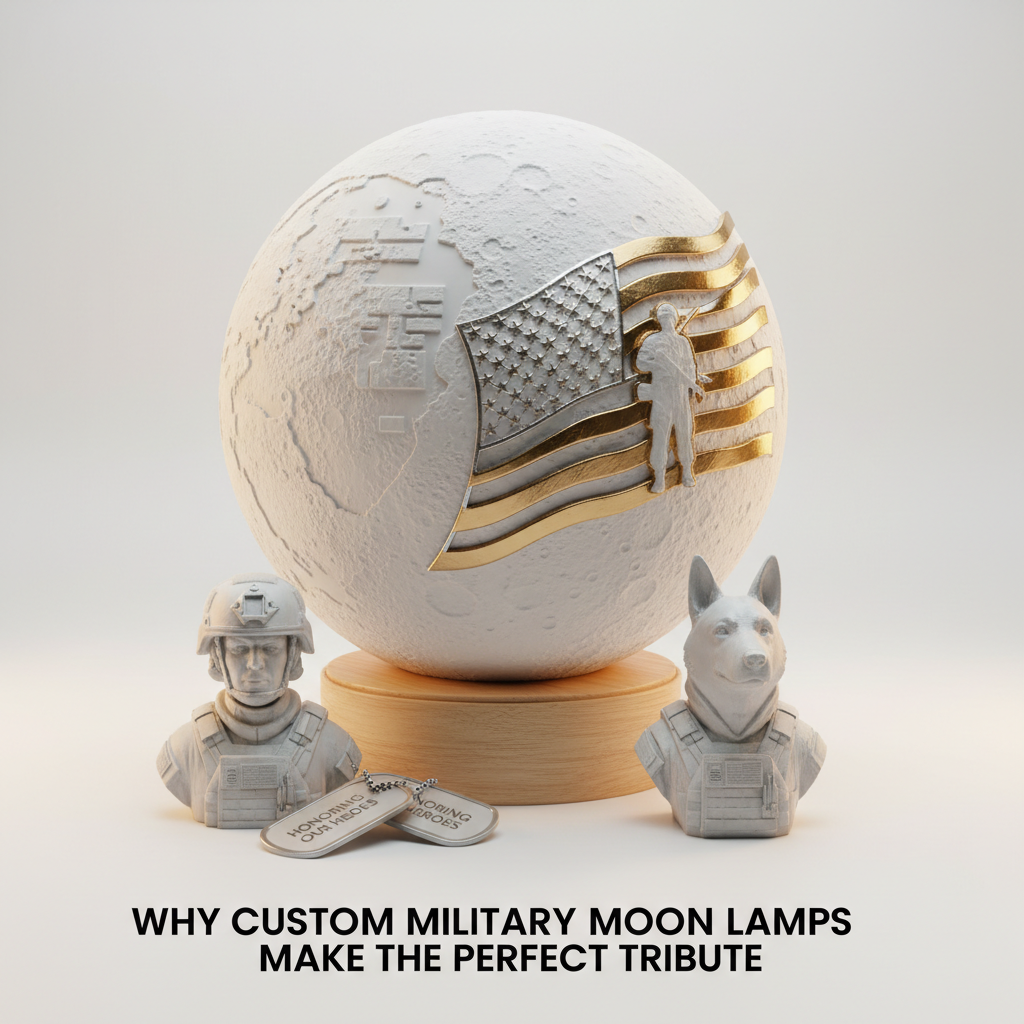 Honoring Our Heroes: Why Custom Military Moon Lamps Make the Perfect Tribute