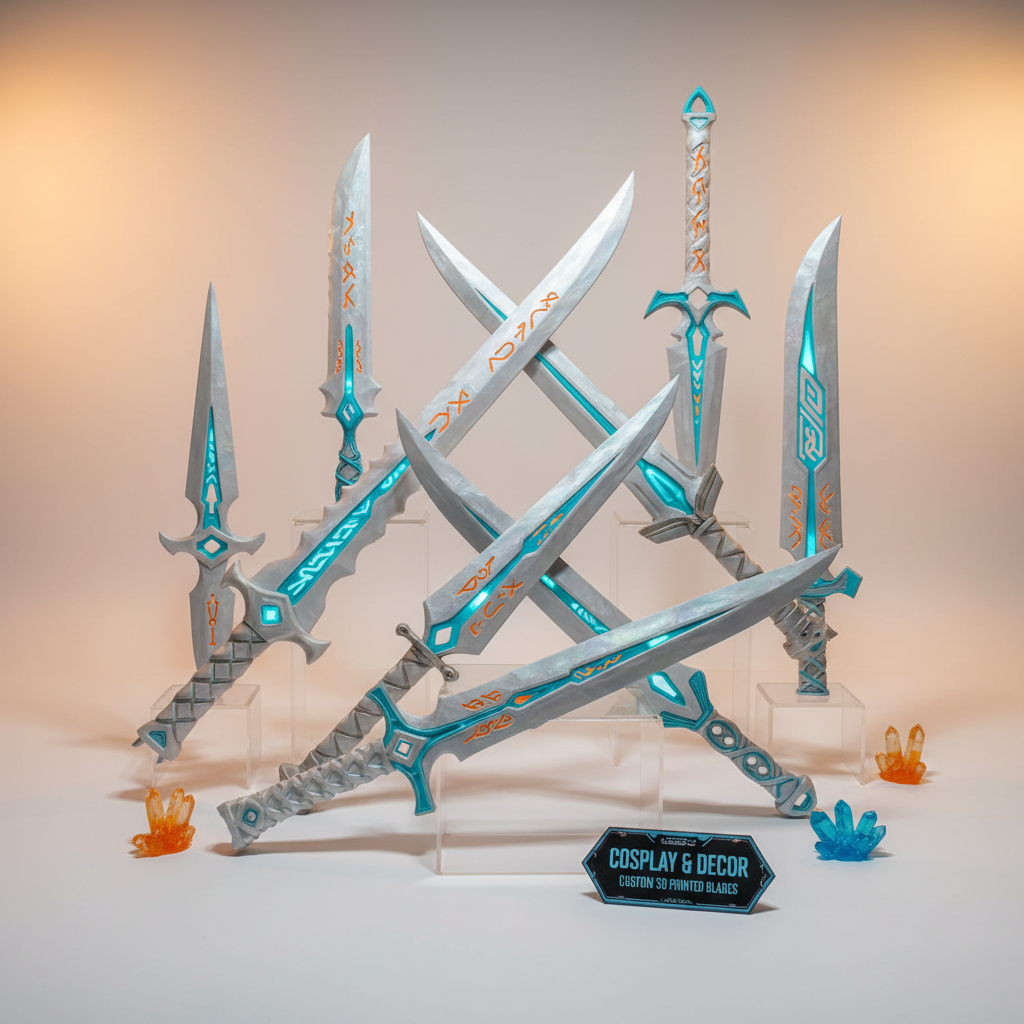 How to Style and Use Custom 3D Printed Knives for Cosplay and Decor