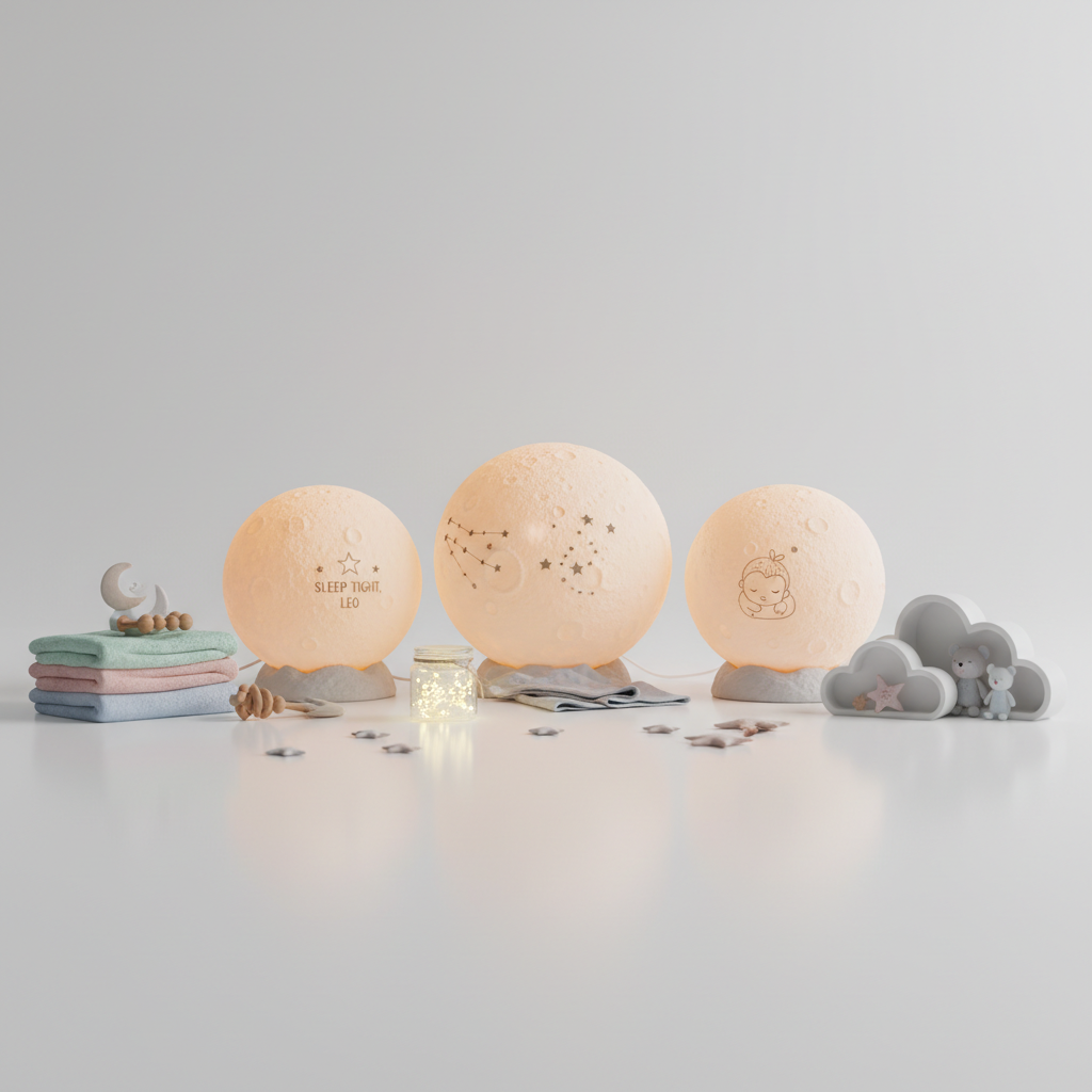 Light Up the Nursery: The Magic of Custom Baby Moon Lamps