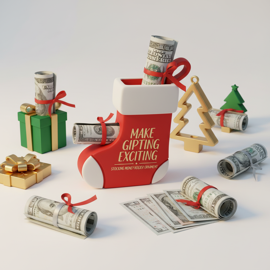 Make Gifting Exciting with the Stocking Money Holder Ornament