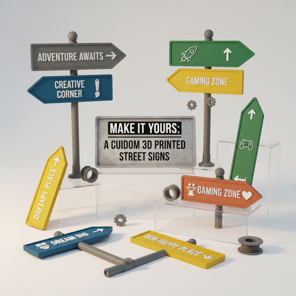 Make It Yours: A Guide to Custom 3D Printed Street Signs