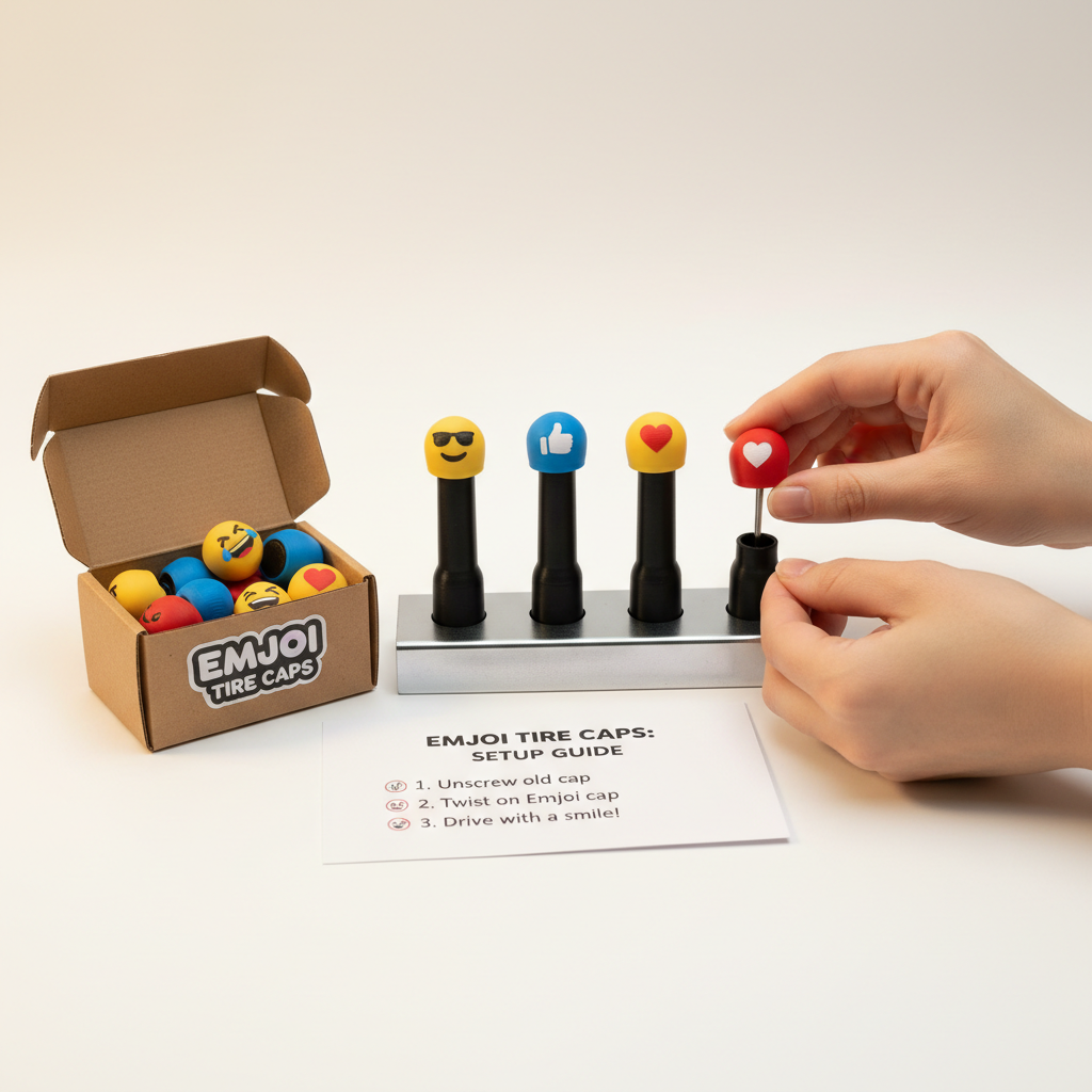 Practical Uses and Setup Guide for Emoji Tire Valve Caps