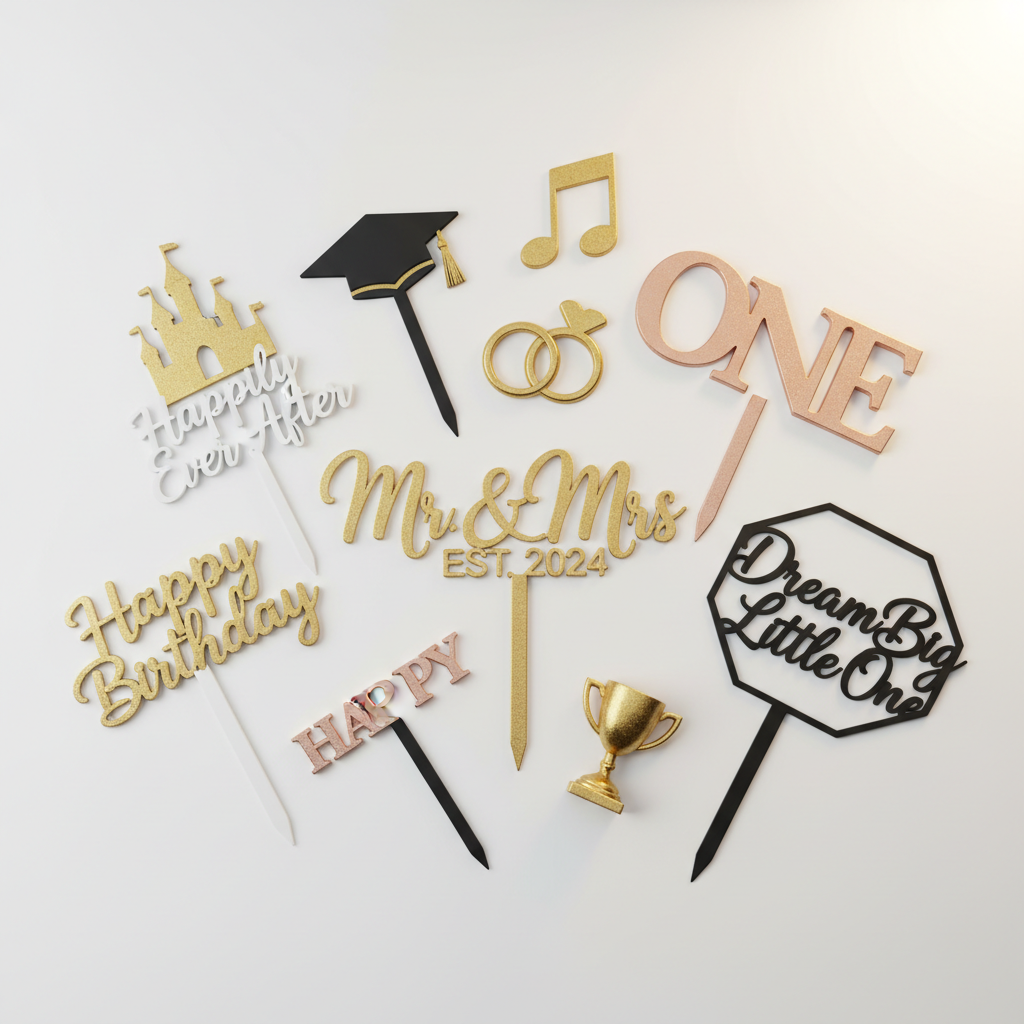 The Perfect Finish: Why Custom Cake Toppers Make Your Day Special