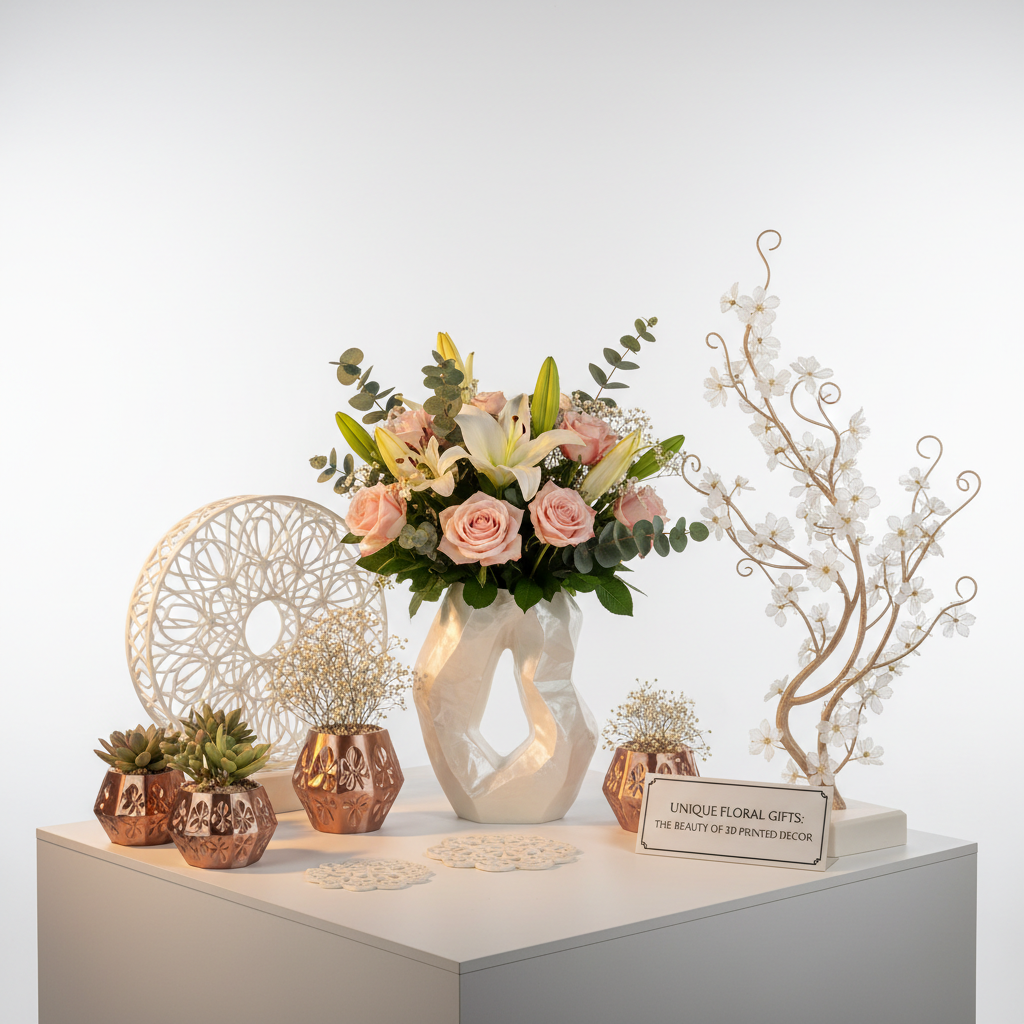 Unique Floral Gifts: The Beauty of 3D Printed Decor